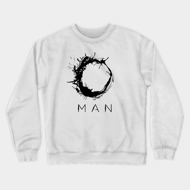 Arrival - Man White Crewneck Sweatshirt by AO01